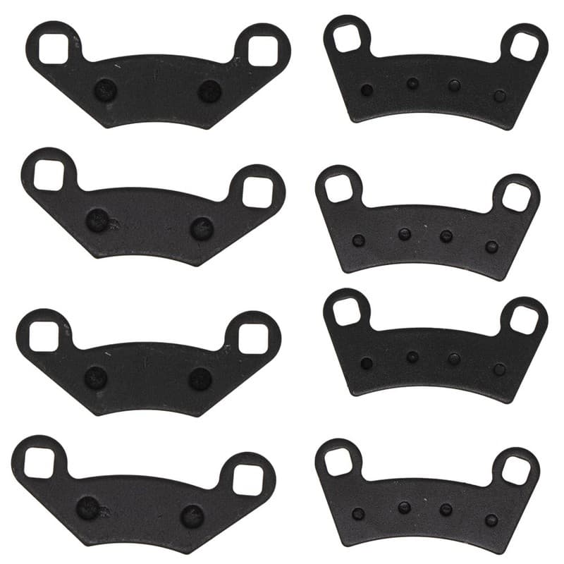 Front & Rear Semi-Metallic Brake Pads Set for Combo Polaris RZR 570 800 S