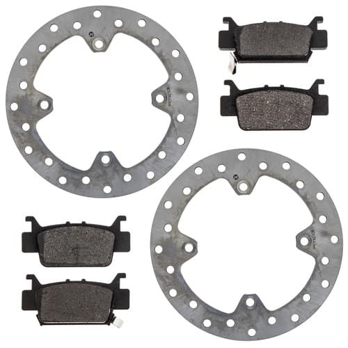 NICHE Rear Brake Pad Rotor Kit for Honda Talon 1000R 1000X 4 43251-HL6-AF1