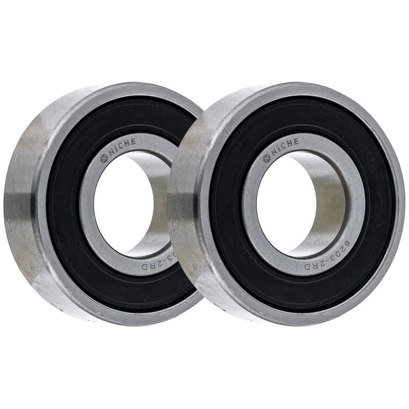 NICHE Wheel Bearing for Kawasaki Bayou 300 Polaris Cyclone 250X 17x40x12 2 Pack