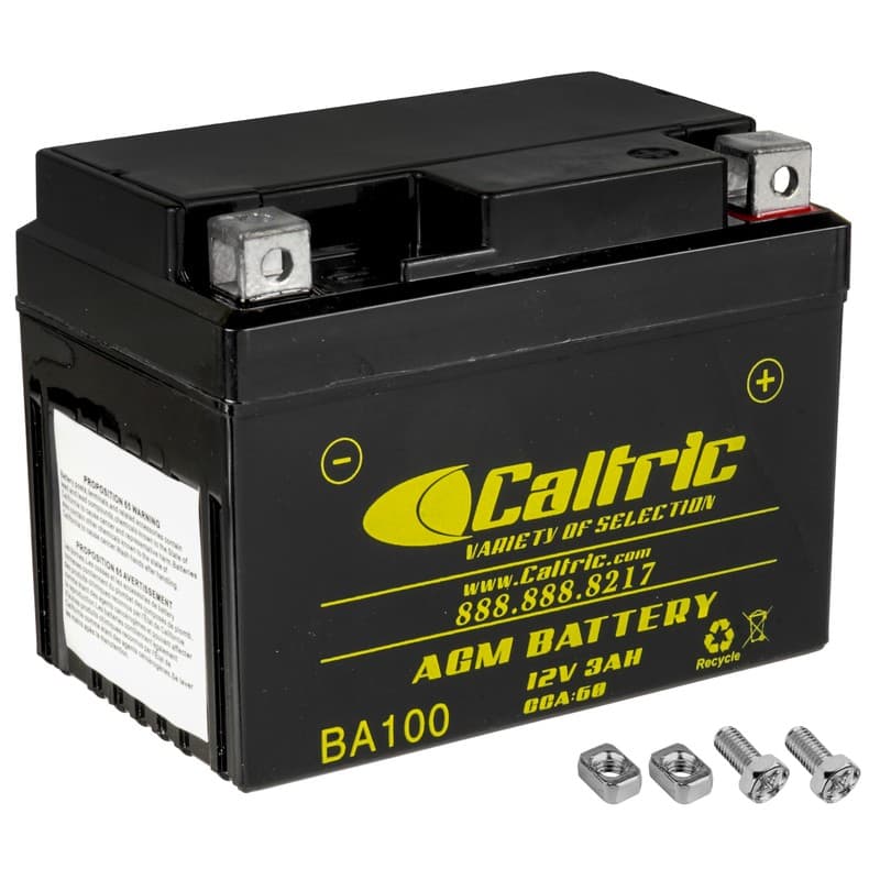 Caltric AGM Battery for Honda Spree 50 NQ50 1984 1985 / 12Volt 3Ah