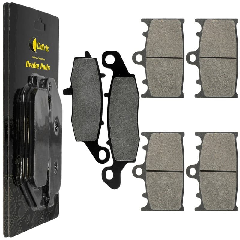 Caltric Front Rear Brake Pads for Kawasaki VN1700 Vulcan 1700 Voyager 2009-2012