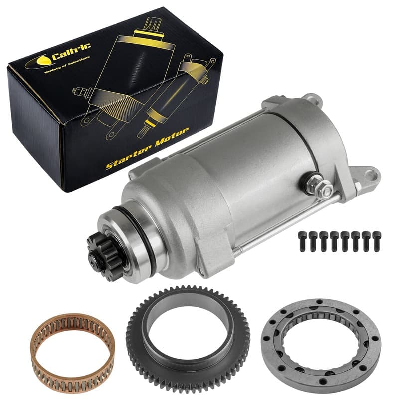 Starter And Starter Clutch Set for Yamaha V Star 1100 Classic XVS1100 2000-2009