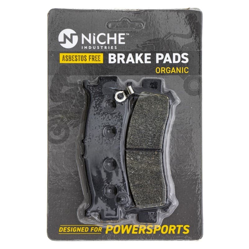 NICHE Brake Pad Set for Honda 06452-HL4-A01 Front Right Organic Pioneer 1000 5