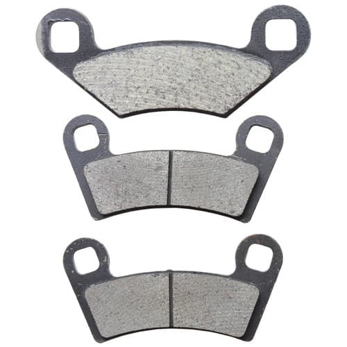 Front & Rear Semi-Metallic Brake Pads Set for Polaris Trail Boss Outlaw