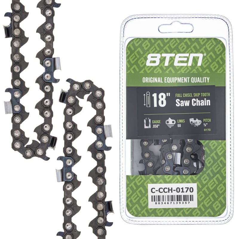 Chainsaw Chain 18 Inch .058 3/8 68DL for Homelite 650 550 73EXL068G 73LGX068G