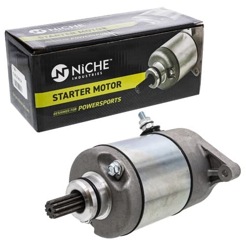 NICHE Starter Motor Assembly for Arctic Cat Suzuki King Quad 400 31100-38F00