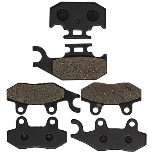 Brake Pad Kit for Yamaha Raptor 700 Rhino 450 1S3-W0045-10 Front Rear Organic