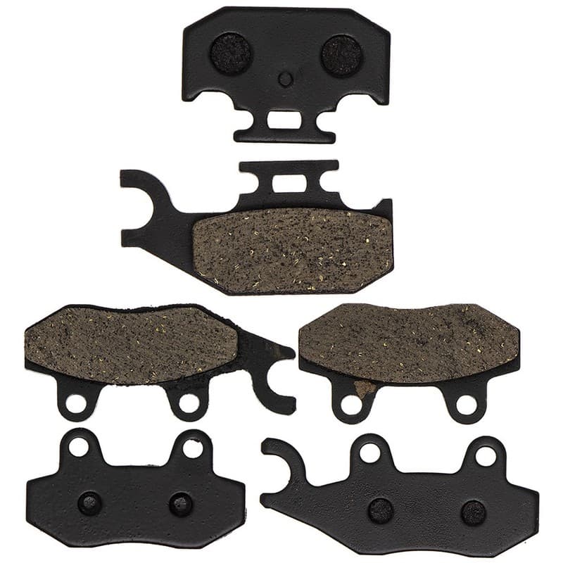 Brake Pad Kit for Yamaha Raptor 700 Rhino 450 1S3-W0045-10 Front Rear Organic