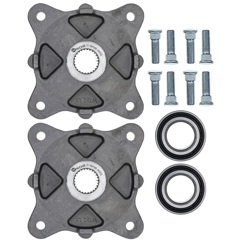 NICHE Rear Wheel Hub Kit Set For Polaris Sportsman 700 450 RZR S 4 800 5135113