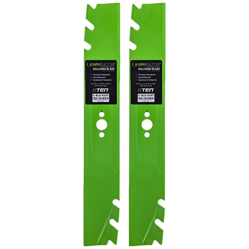 LawnRAZOR Blade Toro Time Master 30 Inch Deck 120-9500 Toothed 2 Pack