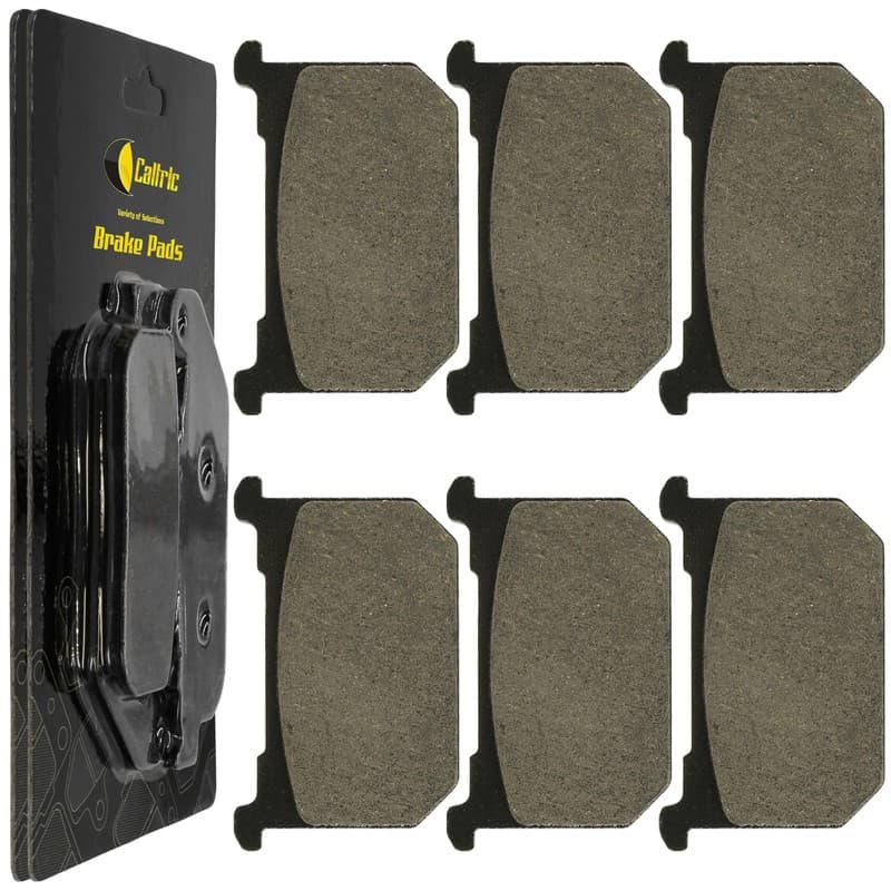 Caltric Front and Rear Brake Pads for Kawasaki KZ550D KZ550H GPz 550 1981-1983