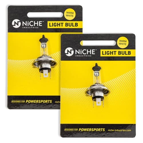 NICHE HS1 Headlight Bulb for Polaris Sportsman 500 800 Yamaha Grizzly 700 2 Pack