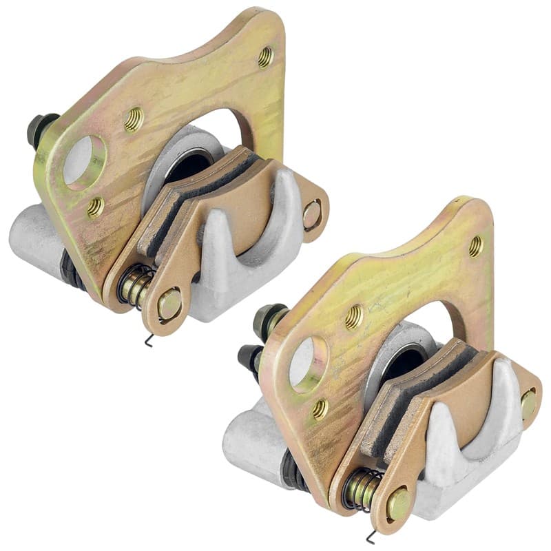 Front Left Right Brake Caliper w/ Pads for Polaris Sportsman 400 2005 2011-2014