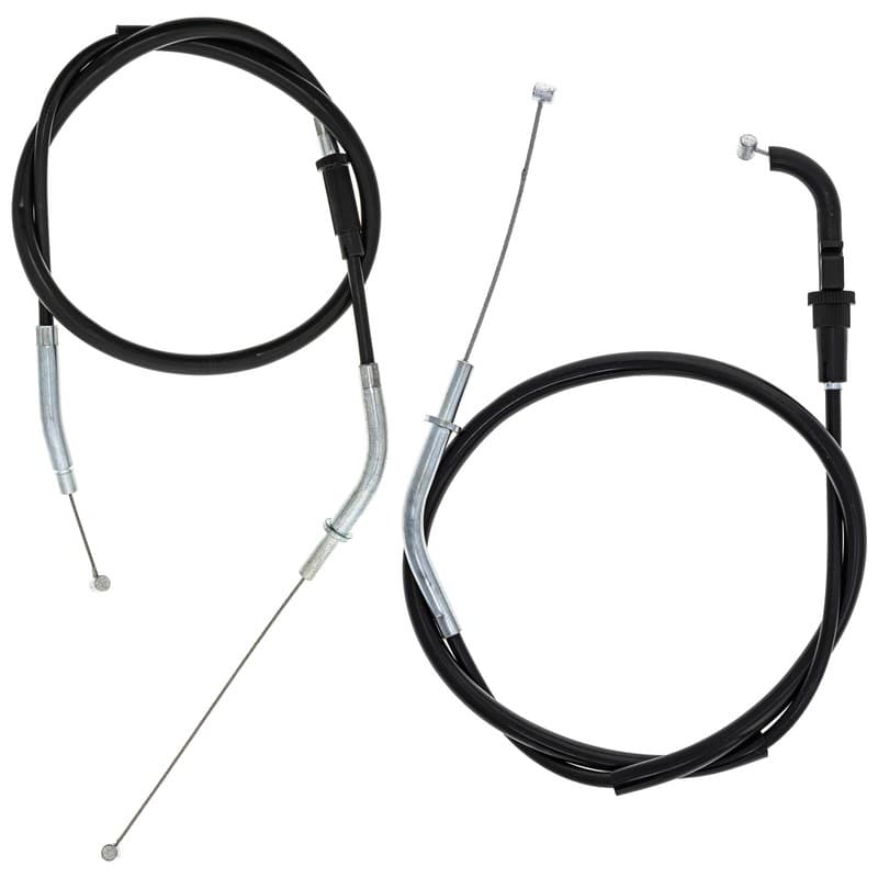 NICHE Push Pull Throttle Cable Set for Kawasaki Ninja 650R 54012-0225 54012-0241