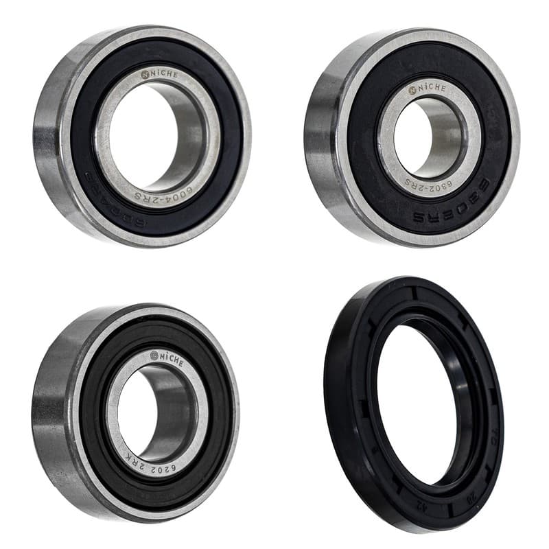 NICHE Wheel Bearing Seal Kit for Honda CMX250 6004-2RS 6302-2RS 6202-2RKQE6