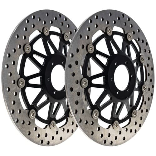 NICHE Front Brake Rotor Set for Honda RVF750R 45120-MW4-003 45220-MW4-003