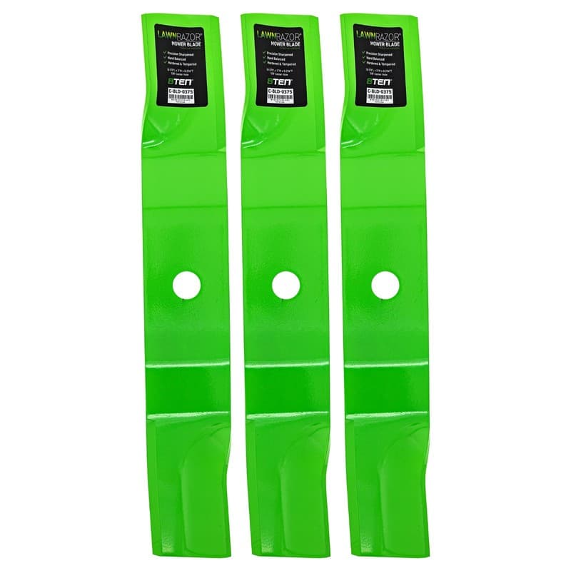 LawnRAZOR Blade for John Deere Z920R 54-Inch Deck TCU30317 High Lift 3 Pack