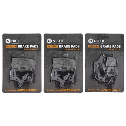 NICHE Brake Pad Set for Honda CB900F Super Hawk 1000 Front Rear Organic