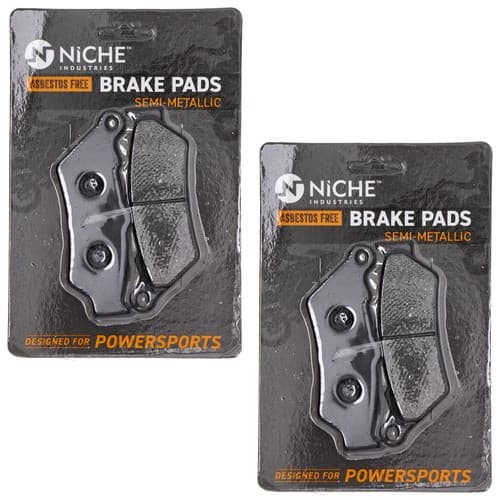 Brake Pad Set for Harley-Davidson Street 500 Front Rear Semi-Metallic 2 Pack