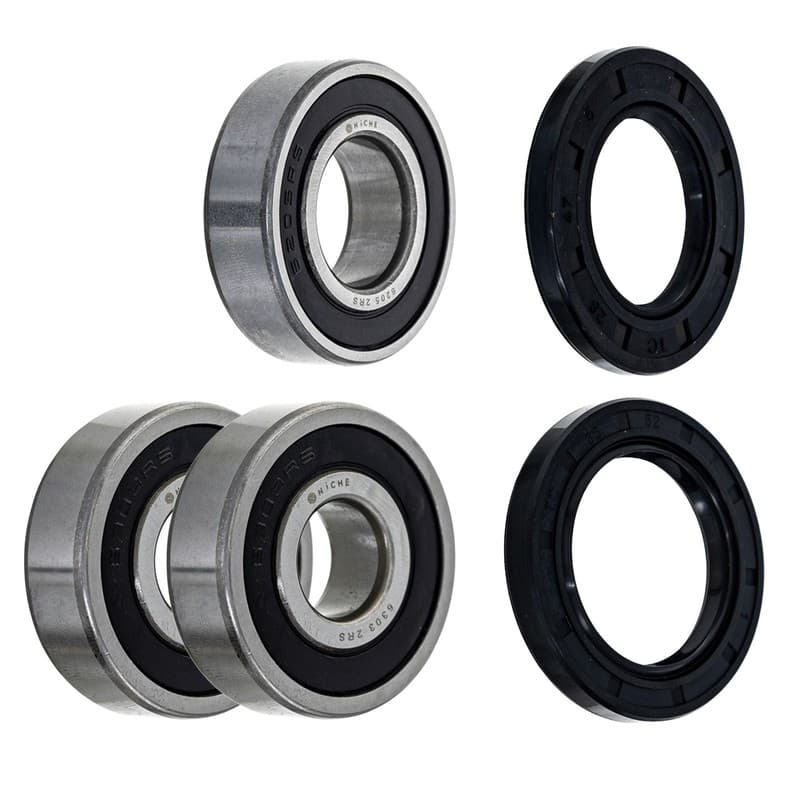 NICHE Wheel Bearing Seal Kit for Kawasaki KZ400 KZ400S KZ440D Ninja 6205-2RS