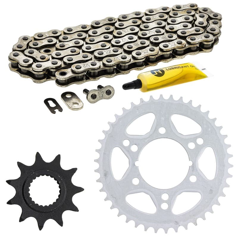 Sprocket Chain Set for Polaris Trail Boss 325 2x4 11/42 Tooth 520 Rear Front Kit
