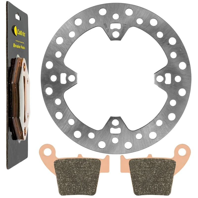 Rear Brake Disc Rotor w/ Sintered Pads For Honda CRF450R 2002 2003 2004-2007