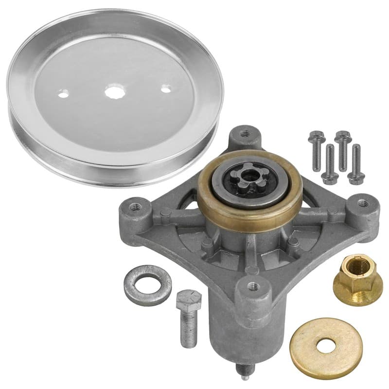 46" Deck Spindle & Pulley for Poulan 175A46 960420153 960420157 Pro 21546446