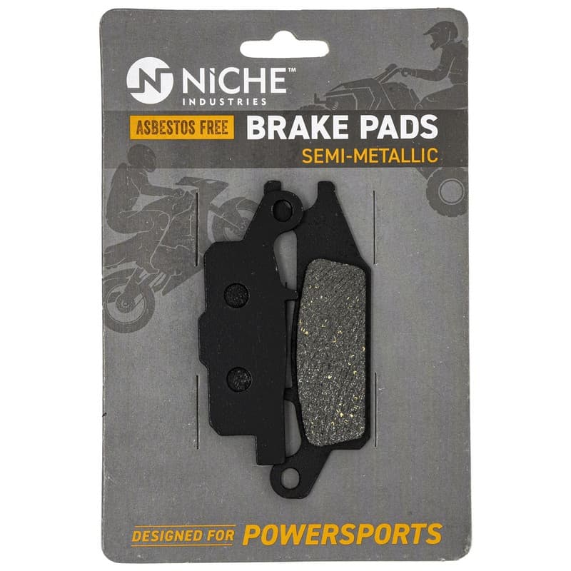 Brake Pad Set for Yamaha 3B4-W0045-00 4D3-W0045-00 Front Left Semi-Metallic