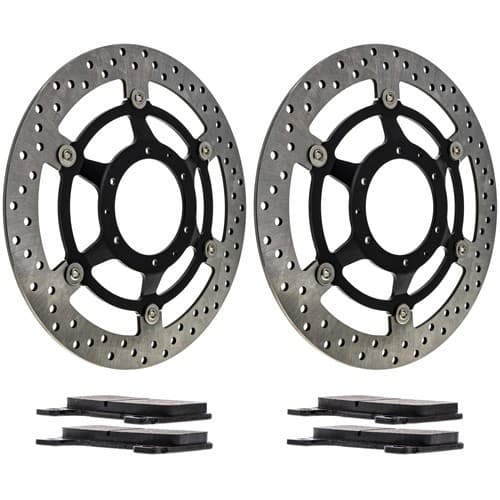 NICHE Brake Rotor Pad Kit Honda CB1000RR 06455-MEL-D22 Front Semi Metallic