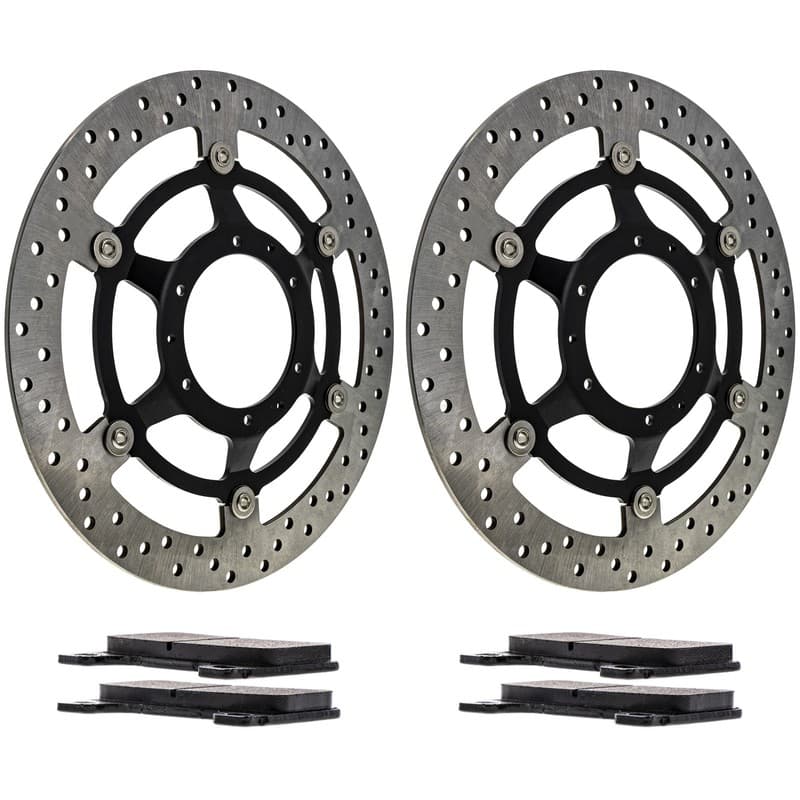NICHE Brake Rotor Pad Kit Honda CB1000RR 06455-MEL-D22 Front Semi Metallic