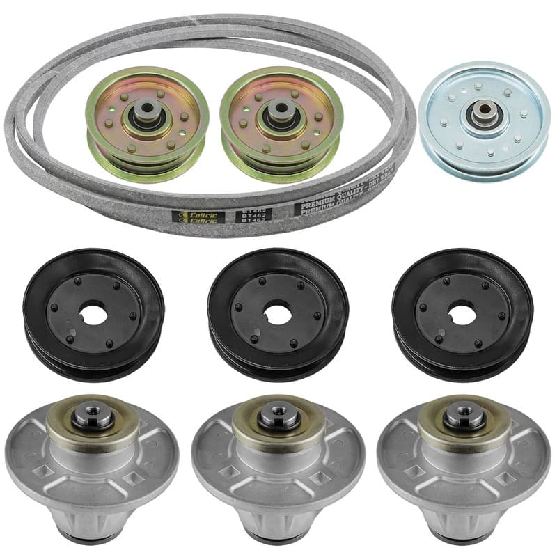 Deck Spindle w/ Pulley & Belt for Ariens 915501 01593700 61527600 61543800 52"