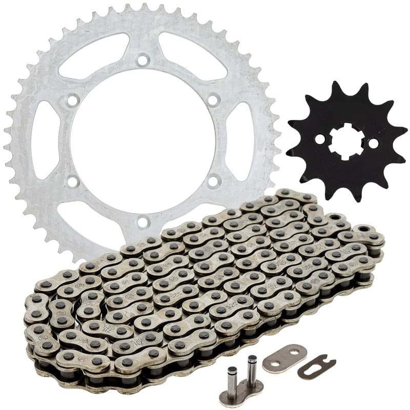 Sprocket Chain Set for Kawasaki KX125 12/50 Tooth 520 Front Rear Kit Combo