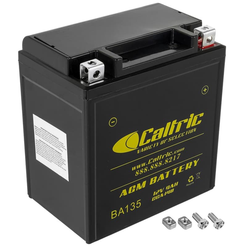 Caltric AGM Battery for Suzuki 33610-01D00 33610-04A40 33610-0BE00 33610-04A20