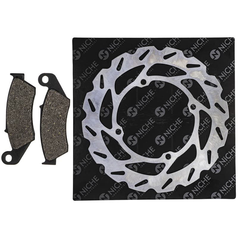 NICHE Front Left Brake Rotor Pad Kit for Suzuki 59300-36850 Semi Metallic