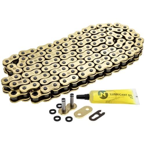 NICHE Gold 525 X-Ring Chain 116 Links With Connecting Master Link Motorcycle