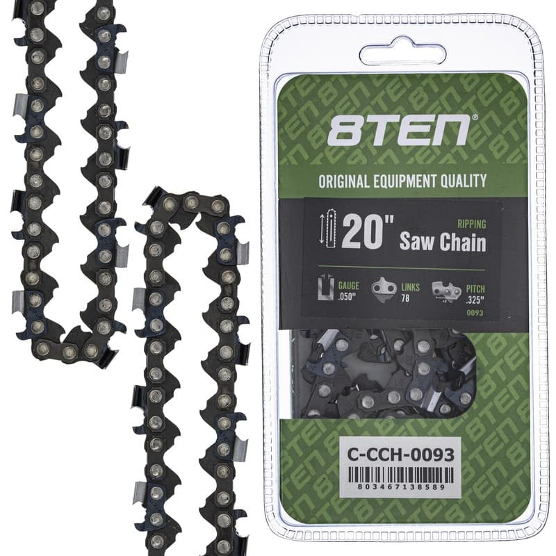 Ripping Chainsaw Chain 20 Inch .050 .325 78DL for Husqvarna Echo Jonsered