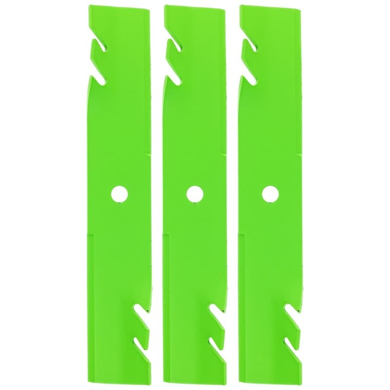 LawnRAZOR Blade for Bad Boy MZ 038-4222-00 48-Inch Deck Toothed Mulching 3 Pack
