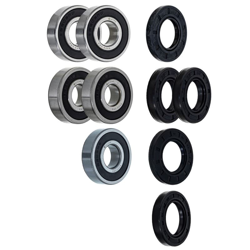 NICHE Wheel Bearing Seal Kit for Suzuki GSX750F Katana 6203-2RS 6303-2RS