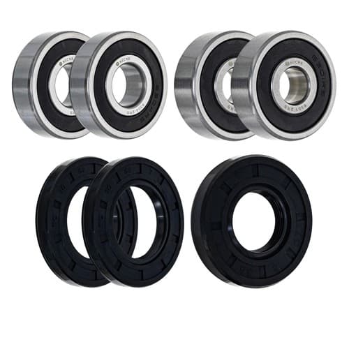 NICHE Wheel Bearing Seal Kit for Suzuki TS100 6301-2RS 6304-2RS Motorcycle