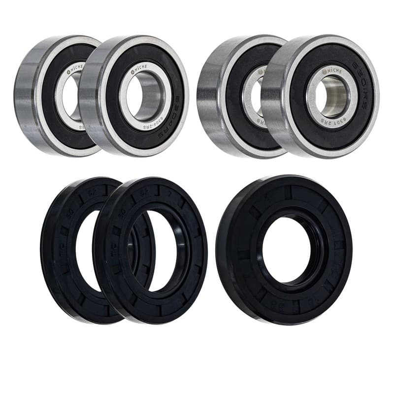 NICHE Wheel Bearing Seal Kit for Suzuki TS100 6301-2RS 6304-2RS Motorcycle