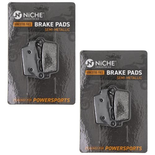 Brake Pad Set for Yamaha YZ250 Kawasaki Suzuki Front Rear Semi-Metallic 2 Pack