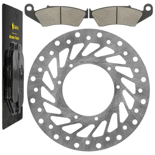 Front Brake Disc Rotor W/Pad For Honda CR125R 1995 1996 1997 1998 1999 2000-2007