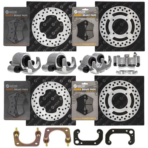 NICHE Brake Rotor Caliper Pad Set for Polaris Ranger Crew 570 Full Size
