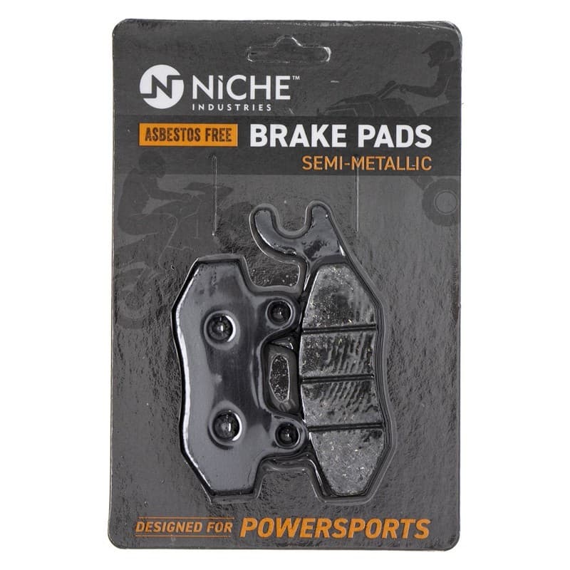 Brake Pad Set for Kawasaki Z400 Ninja 250R 300 KLR650 Front Rear Semi-Metallic