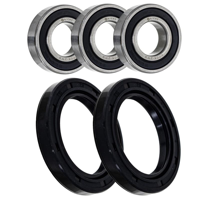 NICHE Wheel Bearing Seal Kit for Suzuki RM125 RM250 6004-2RS Motorcycle