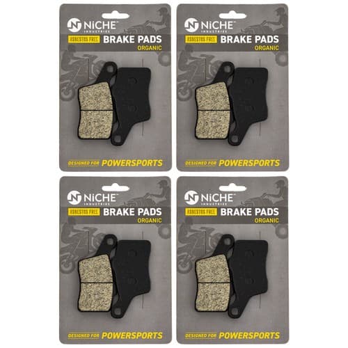 Brake Pad Set for Ski-Doo GSX 600 Summit Renegade X 800R Rear Organic 4 Pack