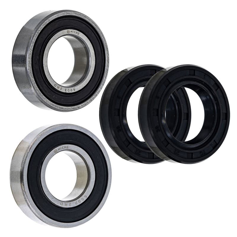 NICHE Wheel Bearing Seal Kit for Yamaha YFZ50 YFM90 Grizzly Raptor 6003-2RDQE6