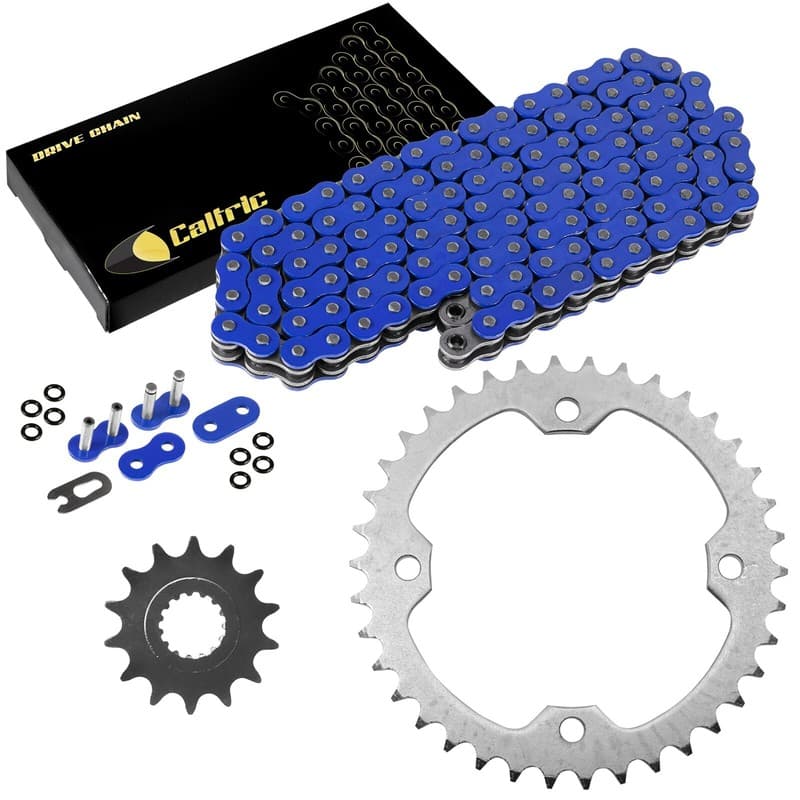 Blue O-Ring Drive Chain & Sprockets Kit for Yamaha Raptor 700 YFM700R 2006-2016