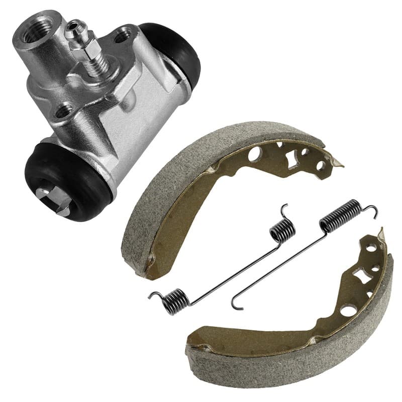 1x Front Brake Cylinder L/R w/ Shoe For Kawasaki Mule 600 KAF400B 2005-2009