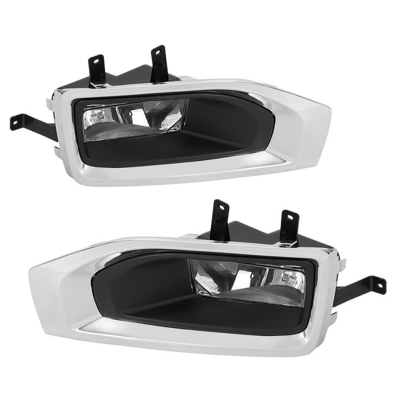 Fit GMC Yukon XL 15-20 18 Front Bumper Lamps Fog Lights Driving W/Bulbs & Wiring